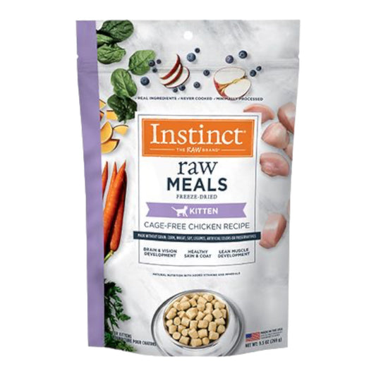 Instinct Raw Freeze Dried Meals Real Chicken Kitten Cat 9.5oz