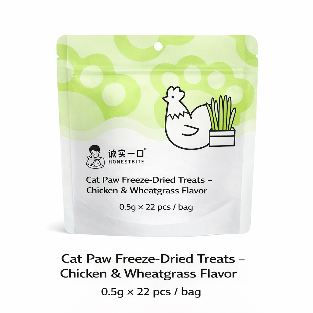 Honest Bite Freeze-Dried Chicken with Goat Milk or Catgrass