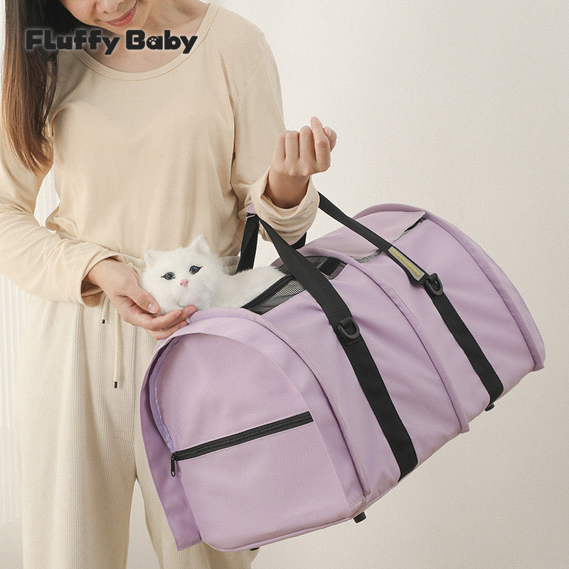 FluffyBaby Tunnel-Style Pet Bag