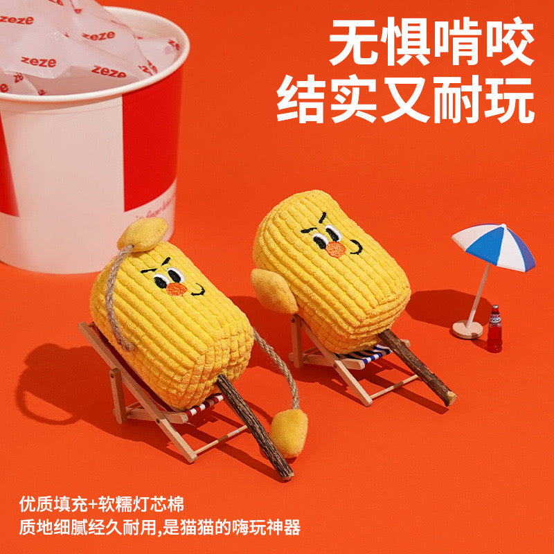 Corn Chewing Stick Toy