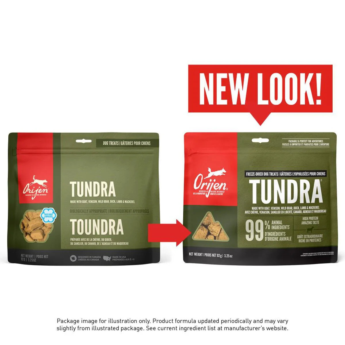 ORIJEN Tundra Freeze-Dried Dog Treats
