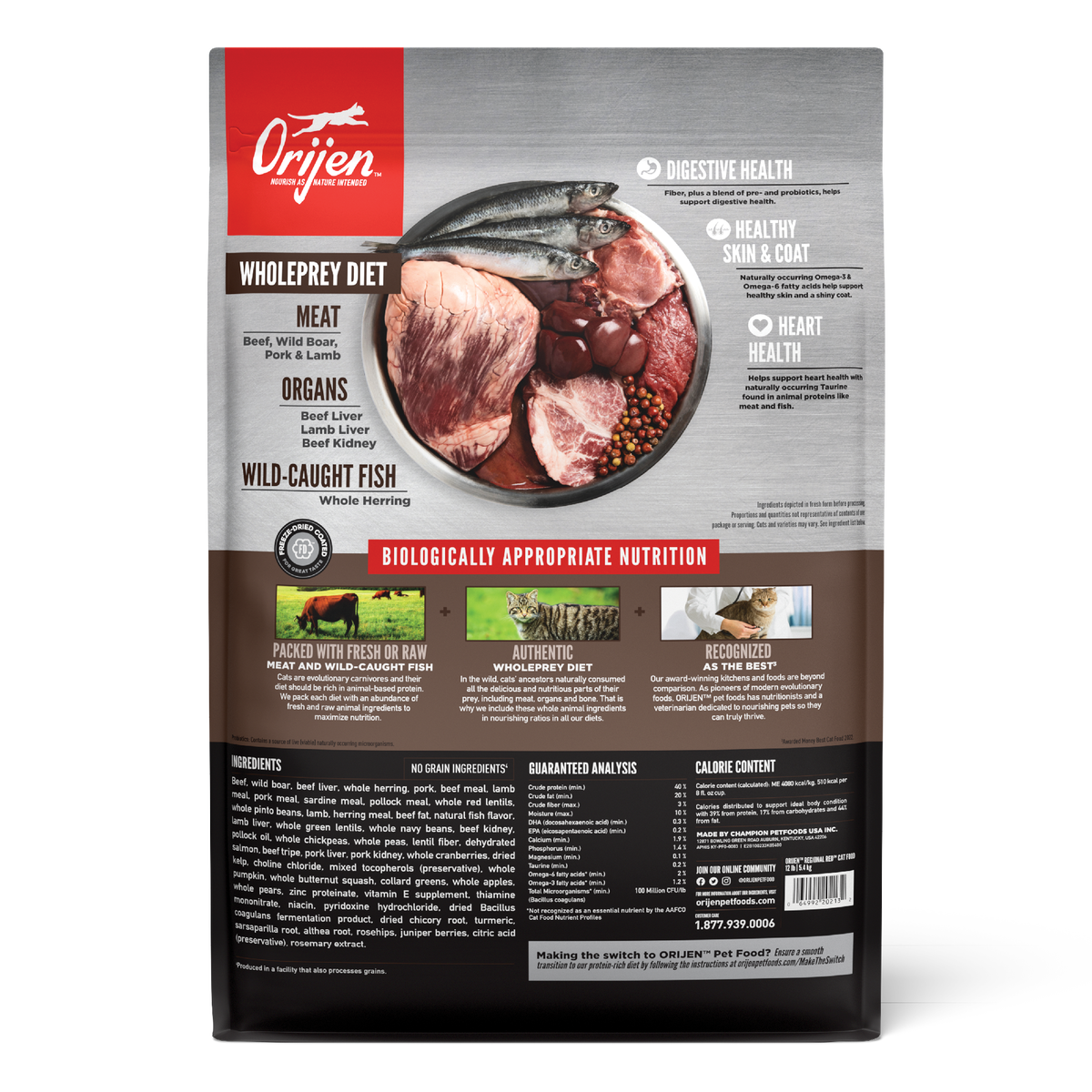ORIJEN Regional Red Cat Food