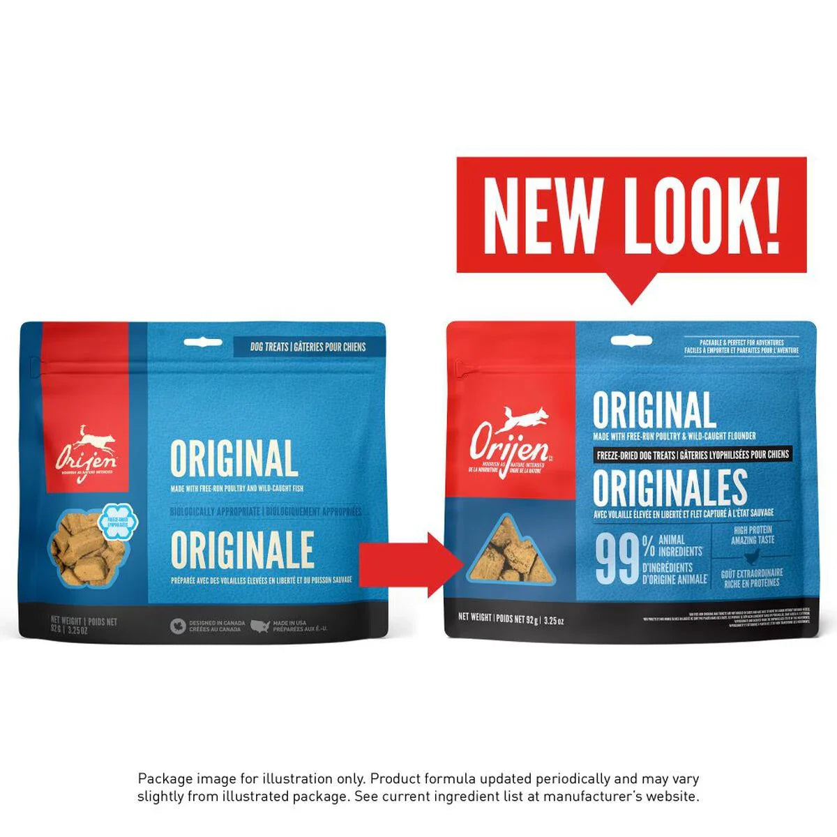 ORIJEN Original Freeze-Dried Dog Treats 92g