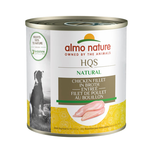 Almo Nature HQS Natural Entrée Dog Food - Chicken Fillet In Broth 280g