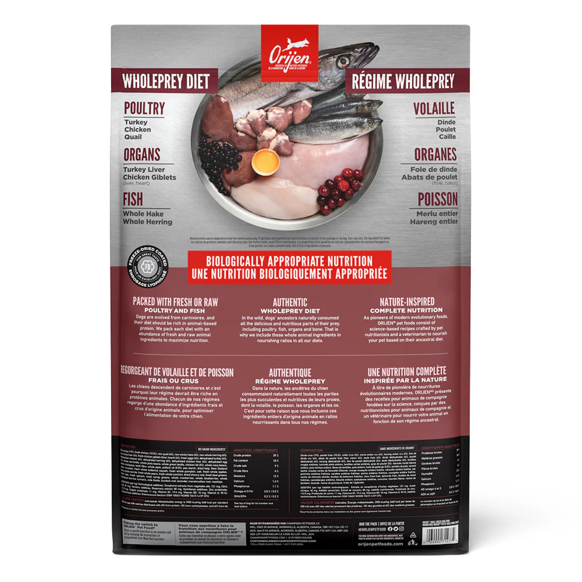 ORIJEN Small Breed Dog Food 1.8kg