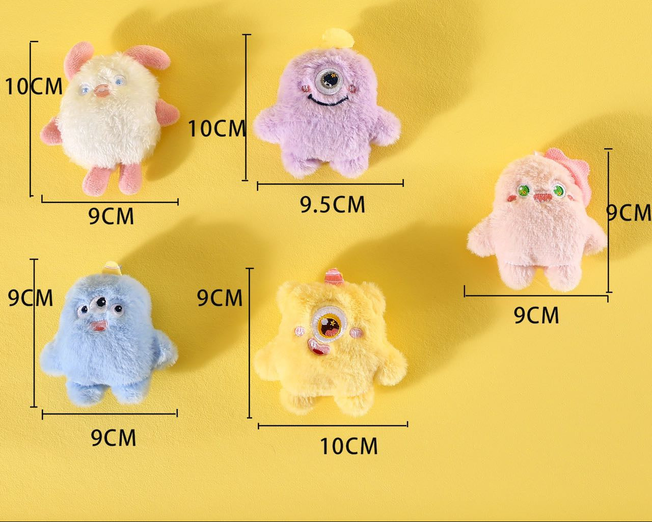 Monster Family Catnip Toy Set