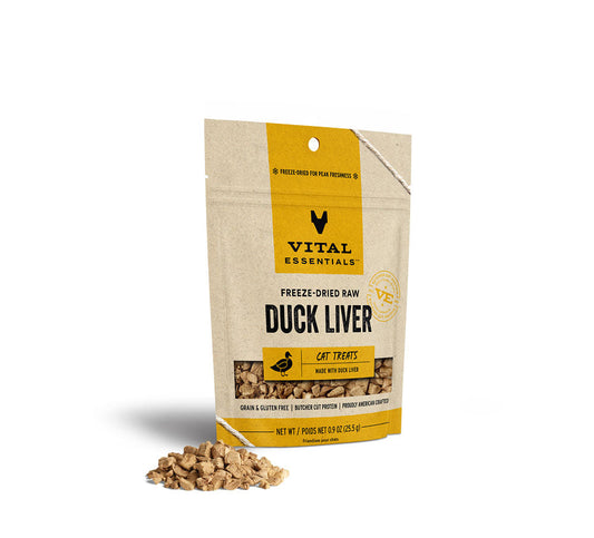 VE FDR Duck Liver Cat Treats 0.9 OZ