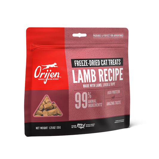 ORIJEN Grass-Fed Lamb Formula Freeze-Dried Cat Treats 35g