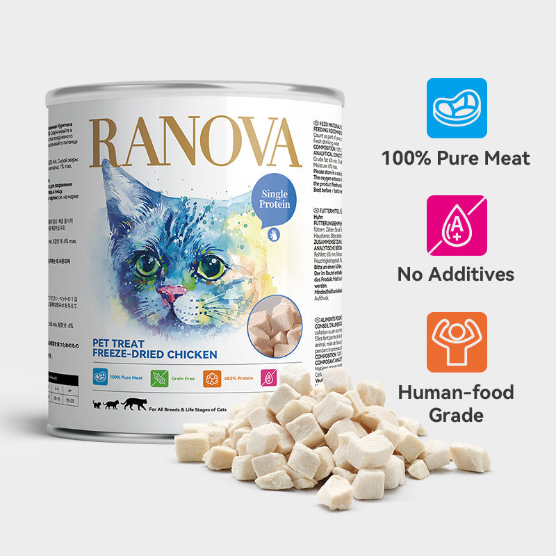 RANOVA Freeze-Dried Chicken Cat Treat 140g