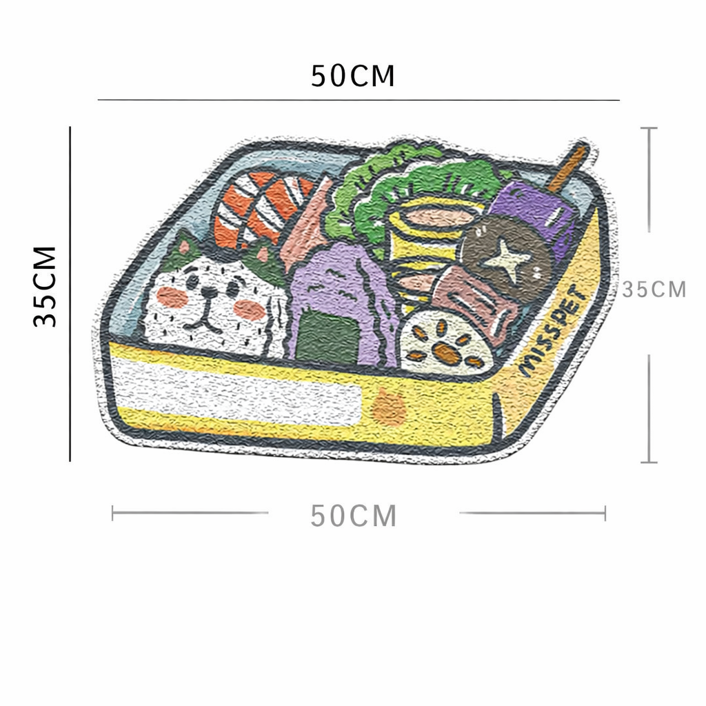 MISSPET Irregular Shaped Cat Litter Mat