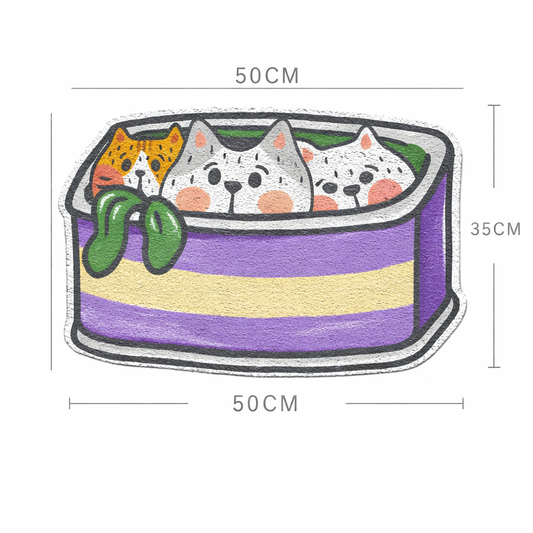 MISSPET Irregular Shaped Cat Litter Mat