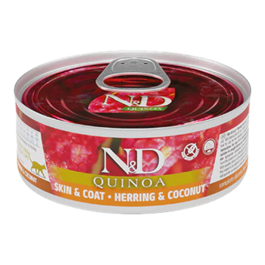 Farmina Quinoa Skin & Coat Herring And Coconut Cat 2.8oz