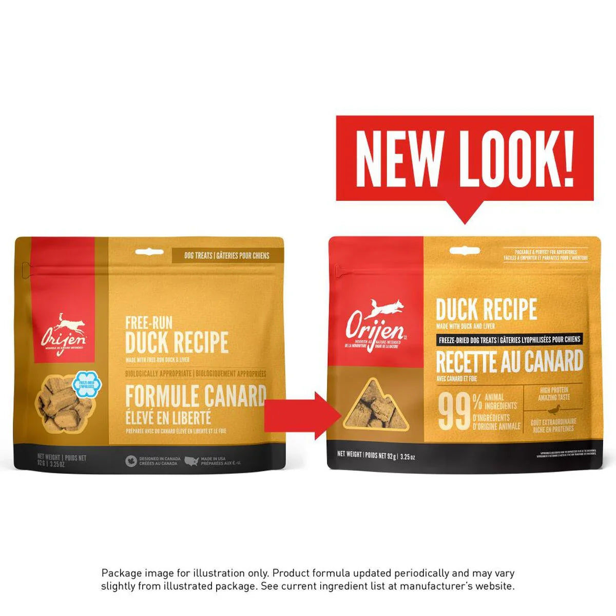 ORIJEN Duck Freeze-Dried Dog Treats