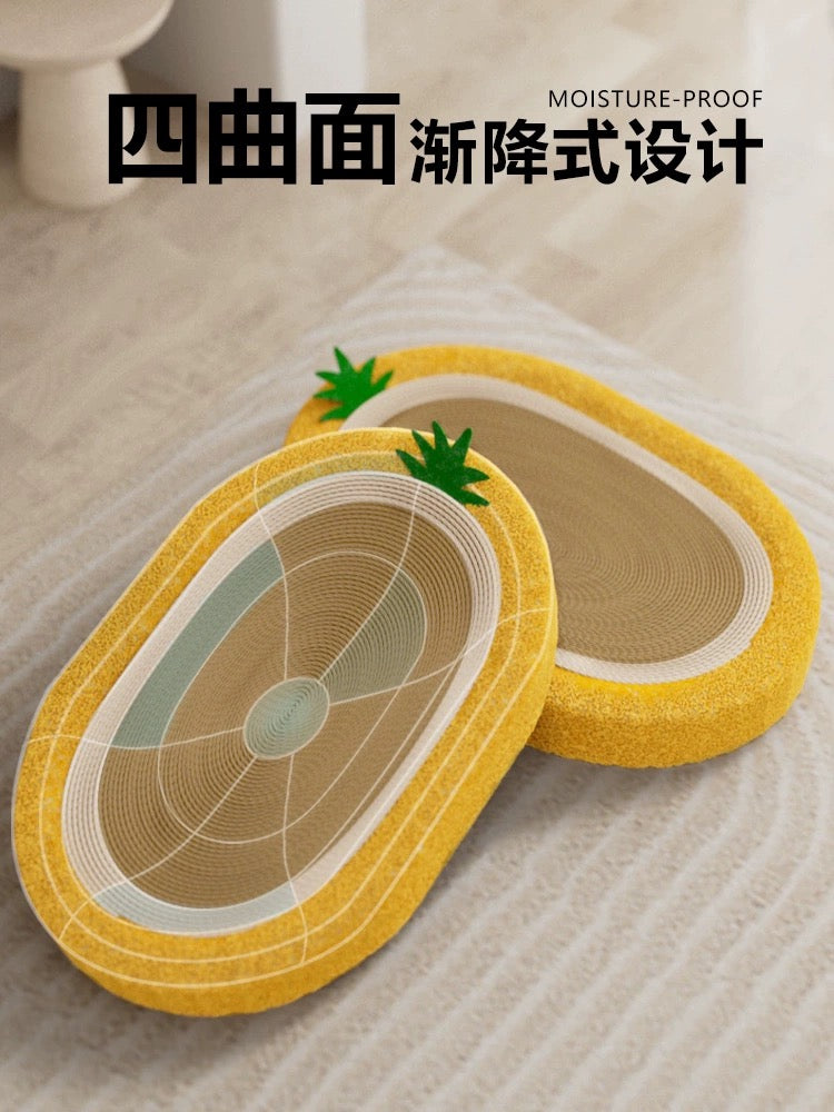 Pineapple Sisal Oval Scratcher