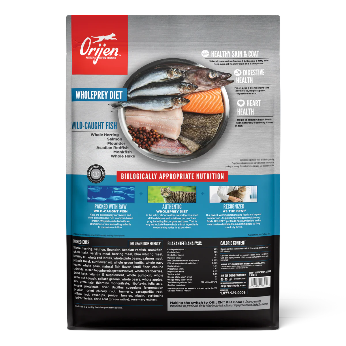 ORIJEN Six Fish Cat Food