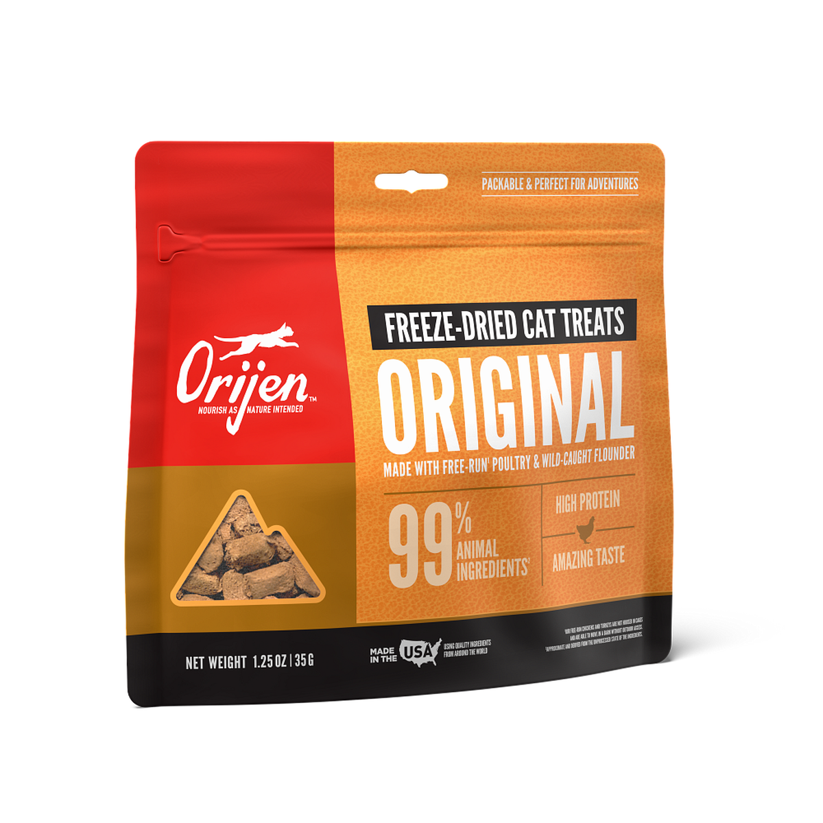ORIJEN Original Freeze-Dried Cat Treats 35g