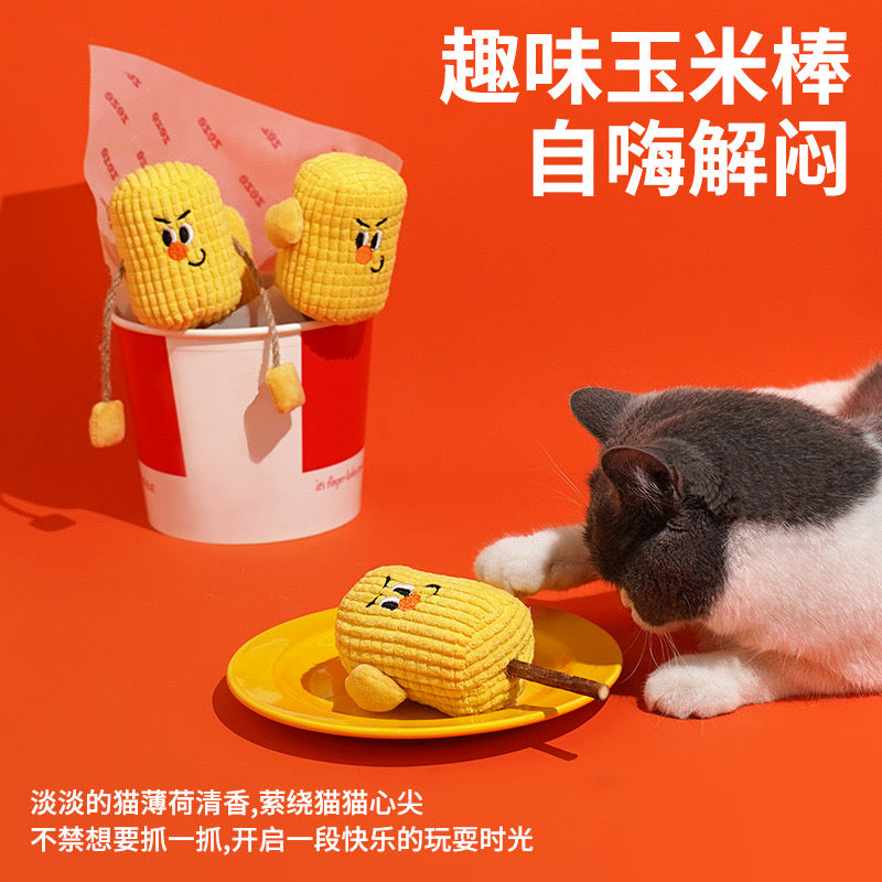 Corn Chewing Stick Toy