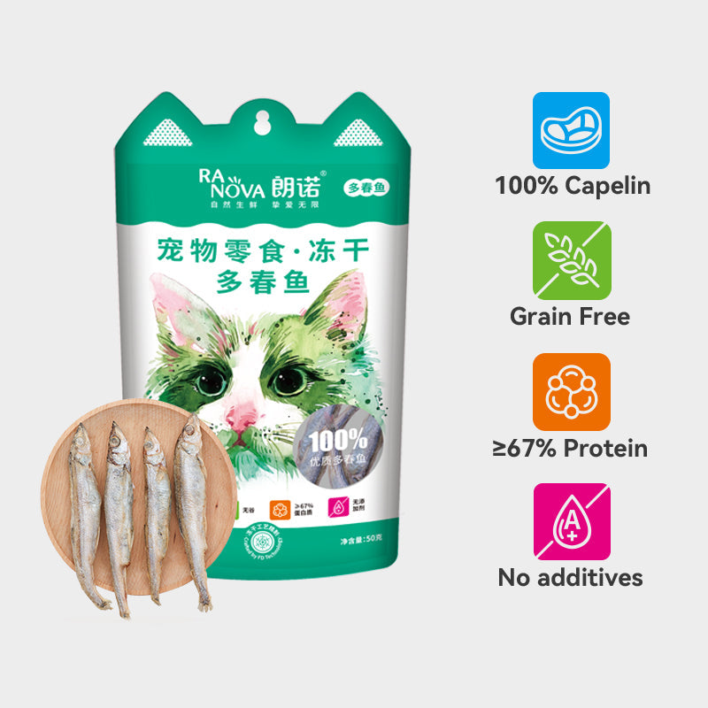 RANOVA Freeze Dried Capelin 50g