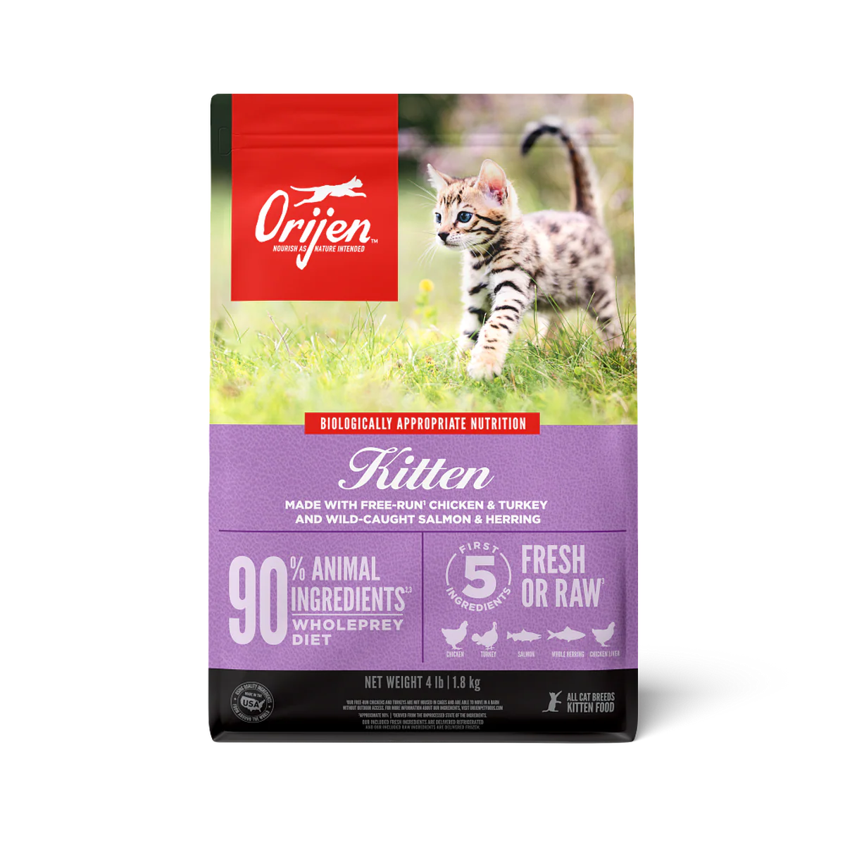 ORIJEN Kitten Cat Food 1.8kg