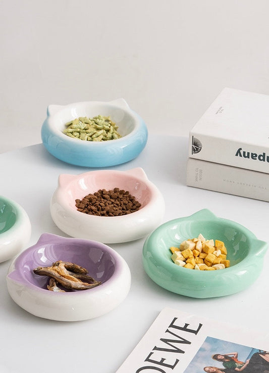 Cat Ear Shaped Ceramic Bowl