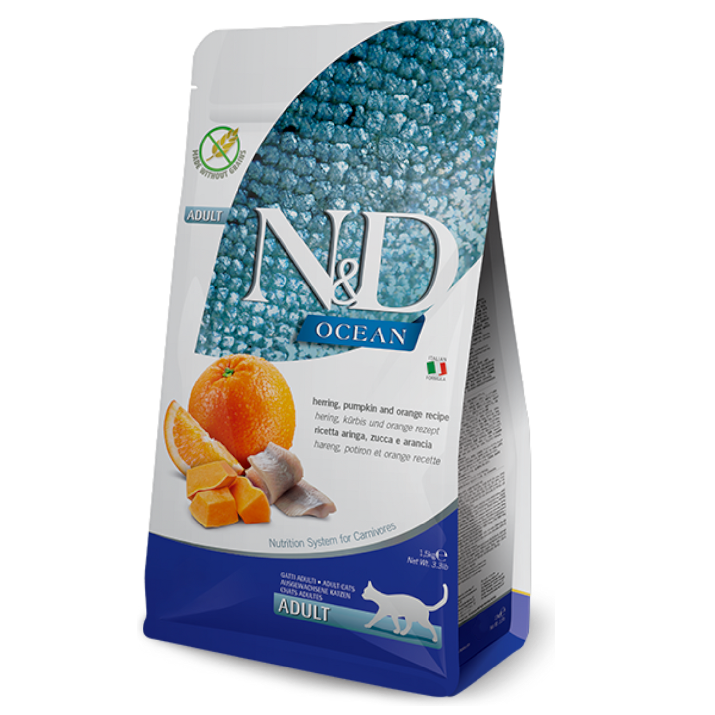 Farmina Ocean Herring, Orange & Pumpkin Cat 1.5kg