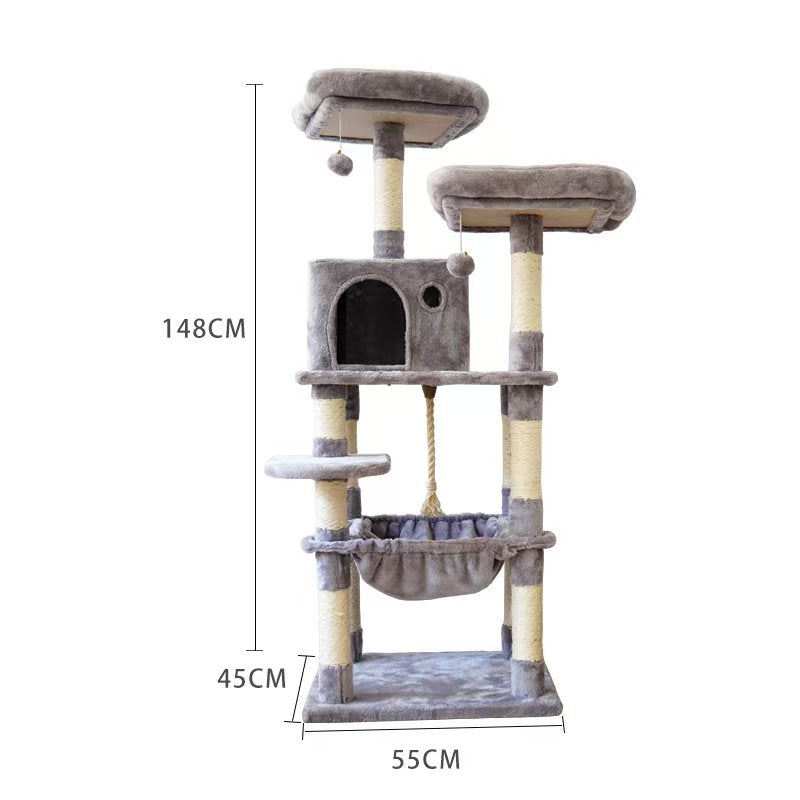 Plush Fabric 310 Cat Tree