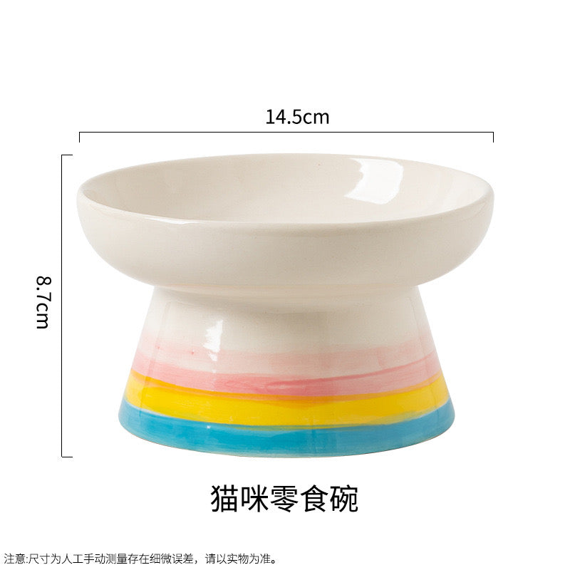 Rainbow Base Elevated Bowl