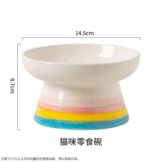 Rainbow Base Elevated Bowl