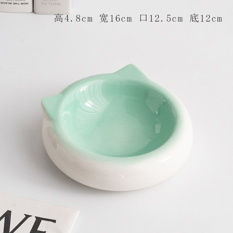 Cat Ear Shaped Ceramic Bowl