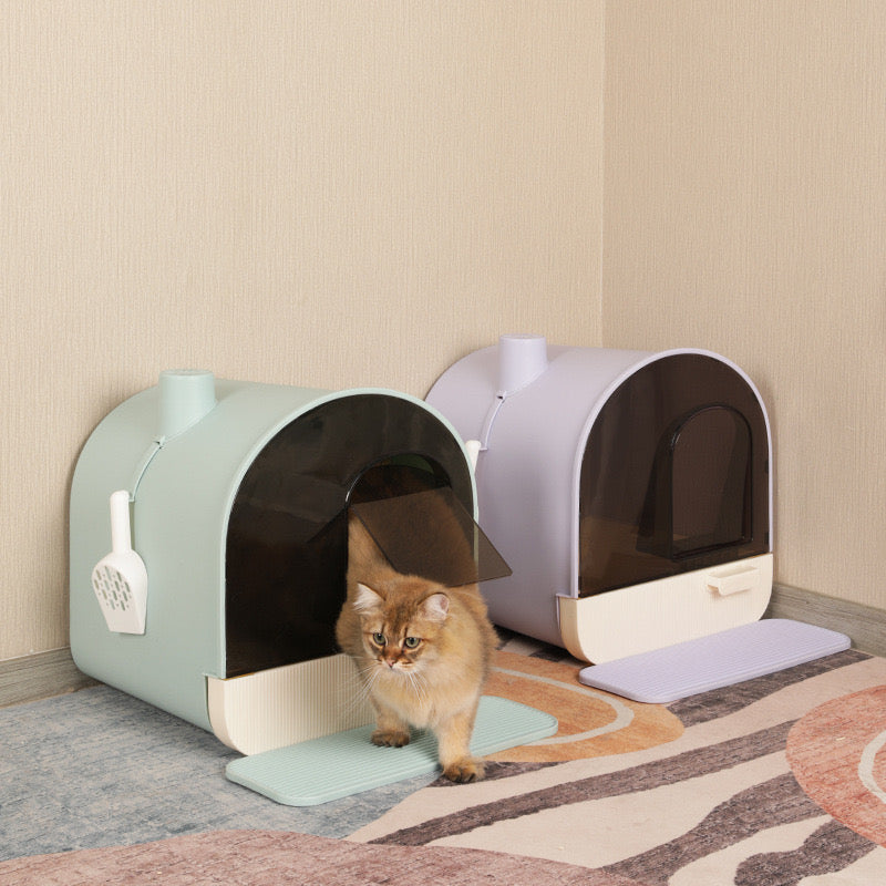 Cute House Cat Litter Box
