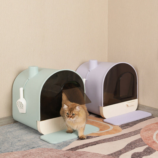 Cute House Cat Litter Box