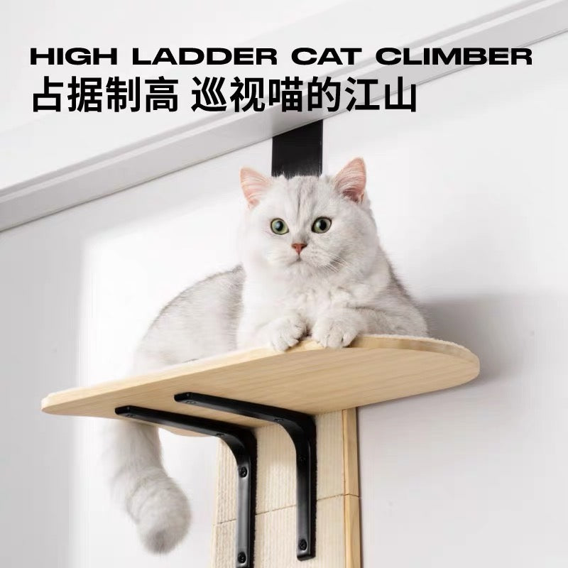 Multi-Level Door Hanging Cat Tower