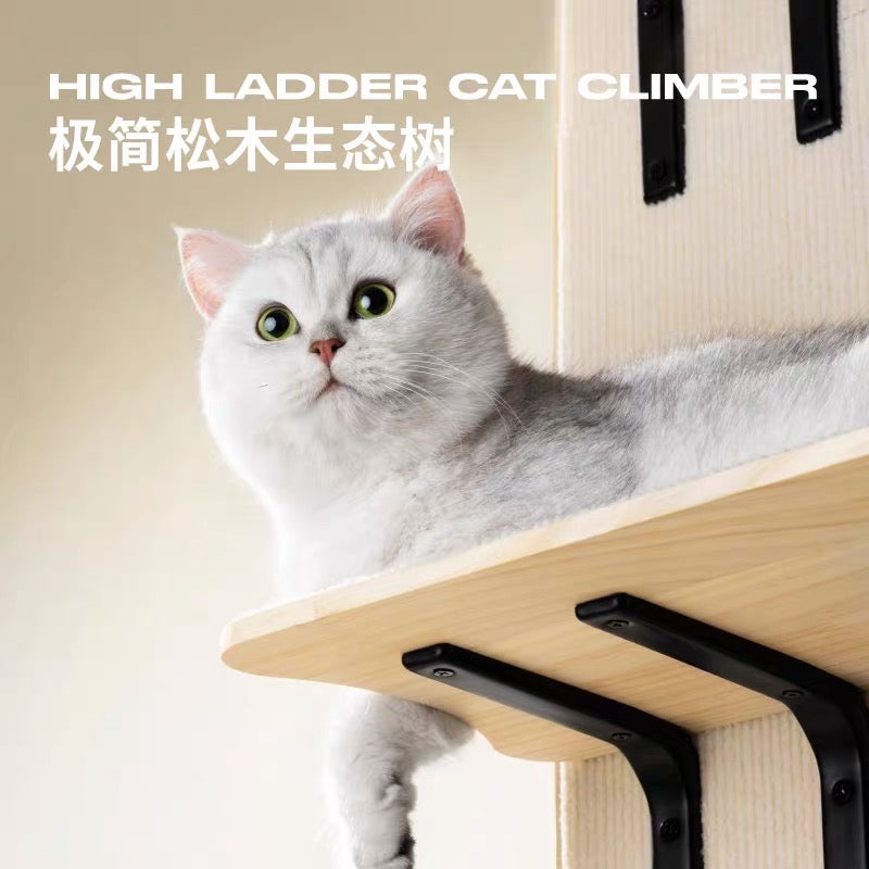 Multi-Level Door Hanging Cat Tower