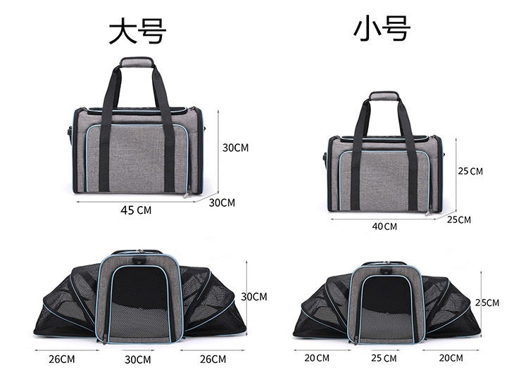 Expandable Pet Carrier Bag