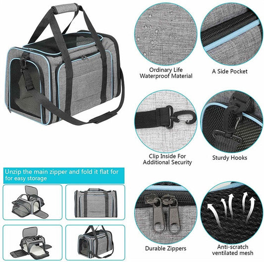 Expandable Pet Carrier Bag