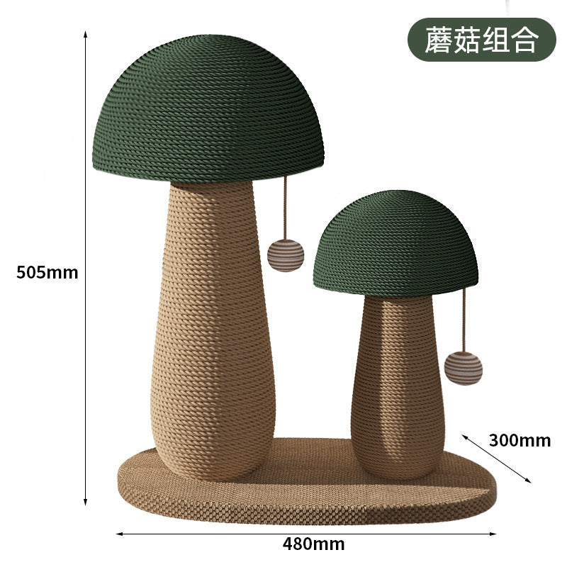 Green Mushroom Scratcher