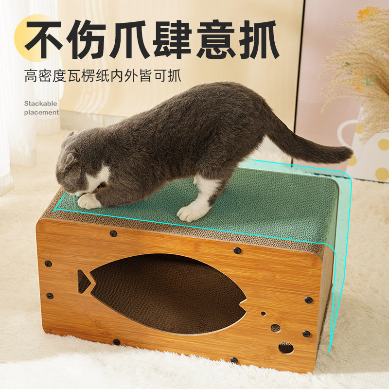 Bubble Fish Scratching Bed