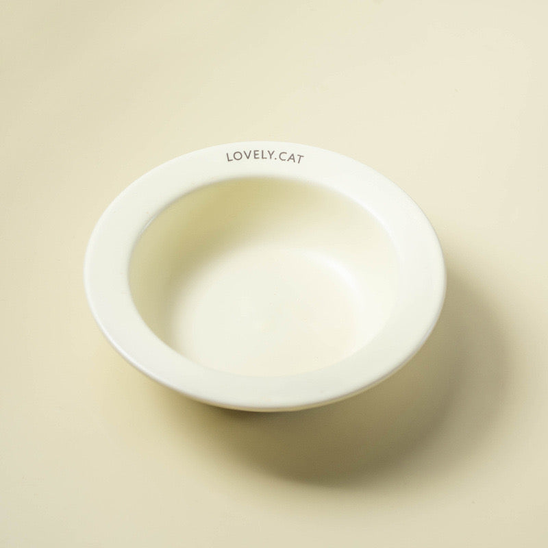 Creamy Pet Bowl