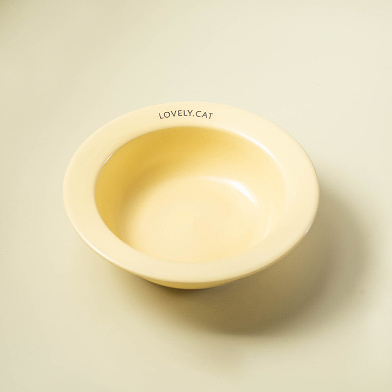 Creamy Pet Bowl