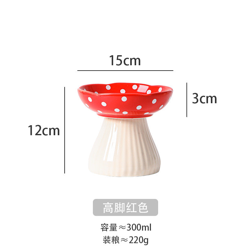 Mushroom Pet Bowl