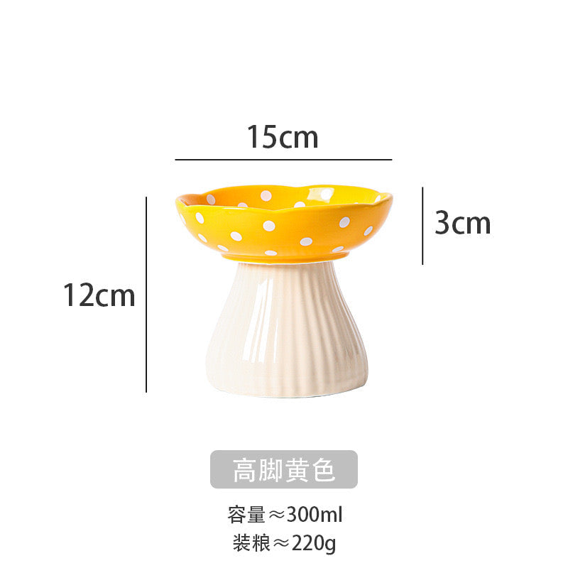 Mushroom Pet Bowl