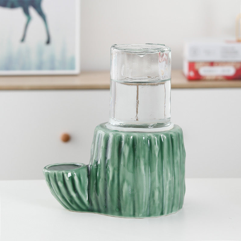 Cactus Ceramic Water Fountain