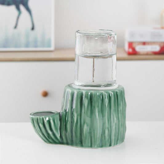 Cactus Ceramic Water Fountain