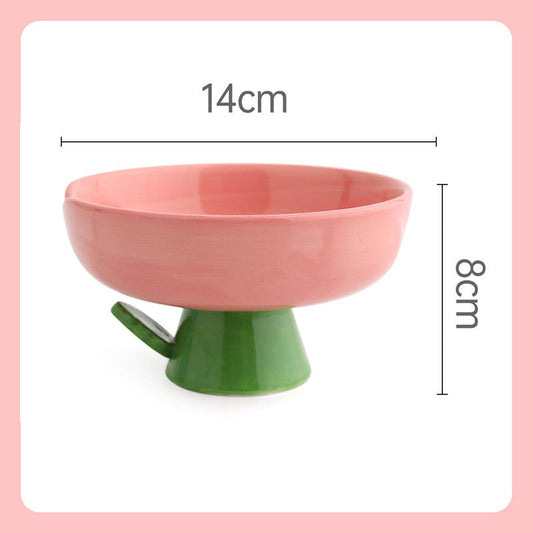 Tulip Cat Bowl