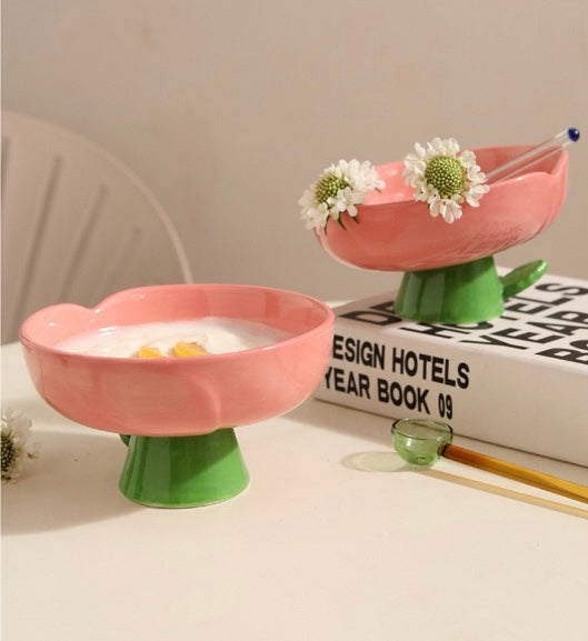 Tulip Cat Bowl