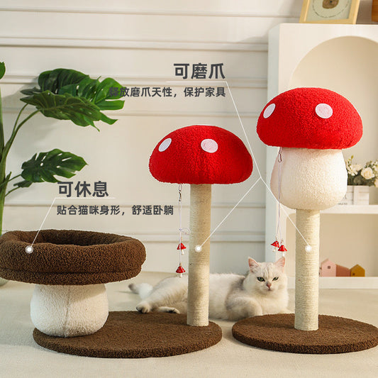Small Mushroom Cat Climbing Frame