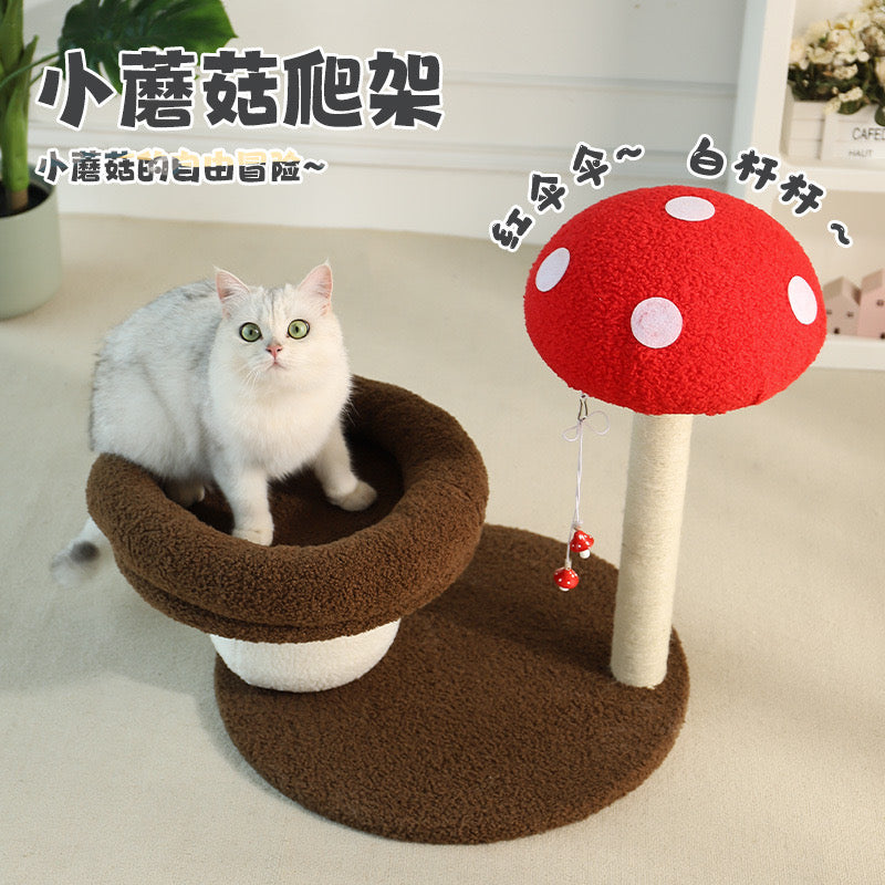 Small Mushroom Cat Climbing Frame