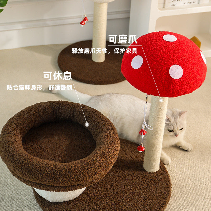 Small Mushroom Cat Climbing Frame
