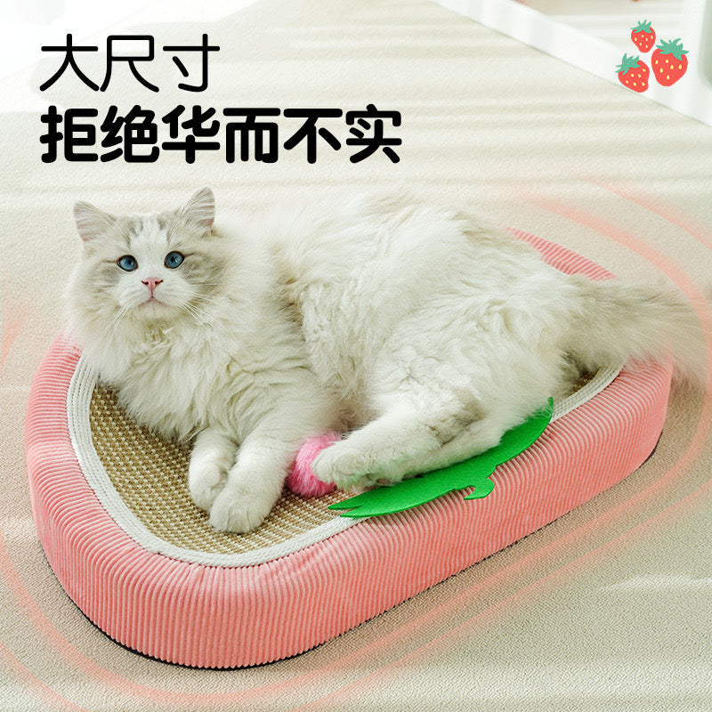 Strawberry Sisal Mat Cat Scratching Board