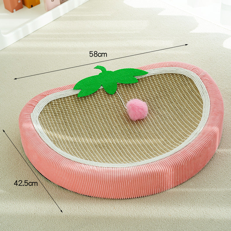 Strawberry Sisal Mat Cat Scratching Board